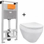 Комплект унитаз и инсталляция