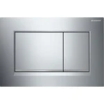 Змивна клавіша Geberit Sigma30 115.883.KH.1 (хром, сатин), Колір виробника: хром, сатин (матовий хром), фото 