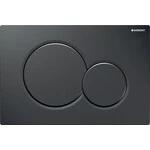 Кнопка змиву Geberit Sigma01 115.770.DW.5 (чорна глянсова), Колір виробника: чорний глянець, фото 
