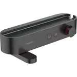 Смеситель для ванны с термостатом Hansgrohe ShowerTablet Select Matt Black 24340670 (черный матовый, с полкой), Цвет производителя: черный матовый, фото 