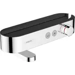 Смеситель для ванны с термостатом Hansgrohe ShowerTablet Select 24340000 (с полкой), Цвет производителя: хром, фото 