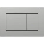 Змивна клавіша Geberit Sigma01 Square 115.660.JQ.1 (матовий хром), Колір виробника: сатин (хром матовий), фото 