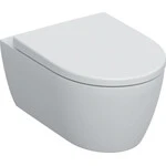 Безобідковий підвісний унітаз Geberit iCon Rimfree 501.664.00.1 (з сидінням), фото 