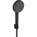 Лійка для душу Hansgrohe Raindance Alive Select S Matt Black 24611670 (чорнма матова, трирежимна, зі шлангом та тримачем), Колір виробника: чорний матовий, фото 