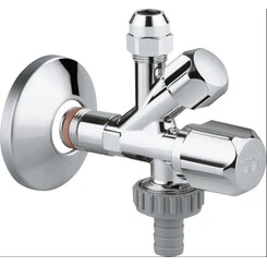 Кутовий вентиль комбінований 1/2" - 3/8" Grohe 22036000, фото 