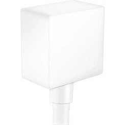 Шланговое подсоединение, белый матовый Hansgrohe Fixfit 26455700, Цвет производителя: белый, фото 