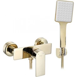 Смеситель для душа Rea Urban Gold REA-B9913 (золото, с лейкой и шлангом), Цвет производителя: золото, фото 