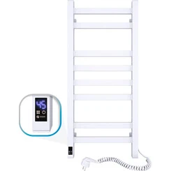 Электрический полотенцесушитель Navin Авангард Sensor 12-028053-3680 (360x800, белый глянец, правый, сенсорный, с таймером), Доступные размеры: 360 x 800, Цвет производителя: белый глянец, Подключение полотенцесушителя: правое, фото 