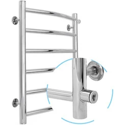 Водяной полотенцесушитель Laris Классик П6 71207592 (500x600, хром/белый/черный/золото/бронза, боковое подключение), фото 