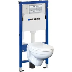Унитаз подвесной Kolo Idol с инсталляцией Geberit Duofix Pro 20 118.315.21.2 (унитаз, сиденье с микролифтом, инсталляция, клавиша смыва), фото 