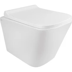 Безободковый подвесной унитаз Qtap Tern QT1733052ERW (с сиденьем), фото 
