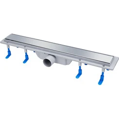 Трап для душа Qtap Dry Tile304-600 (QTDRYTILE304600, 600 мм, серый/хром), фото 