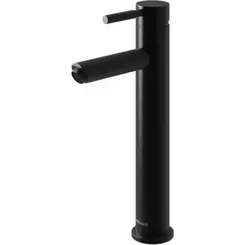 Смеситель для раковины Kohlman Roxin Black QB170RB (черный, высокий), Цвет производителя: черный, фото 