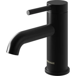 Смеситель для раковины Kohlman Axel Black QB100AB (черный матовый, низкий), Цвет производителя: черный матовый, фото 