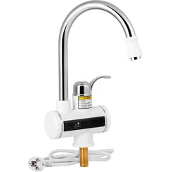 Проточный водонагреватель для кухни Lidz 95 00 058 (LDWAR058WCR24985, белый/хром, с электронагревом 3 кВт), фото 