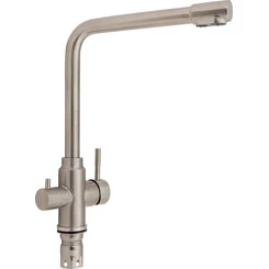 Смеситель для кухни Lidz Aria 020F-1 (LDARI020F1NKS34941, никель, с подключением питьевой воды), фото 