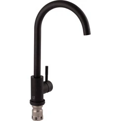 Смеситель для кухни Lidz Aria 015F-8 (LDARI015FBLA34948, черный), фото 