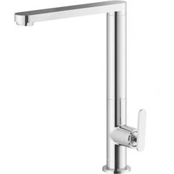 Смеситель для раковины Kohlman Boxine Chrome QB150B (высокий), фото 