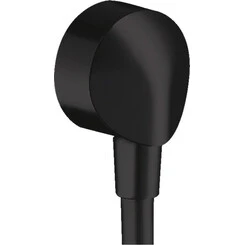 Подключение для душевого шланга Hansgrohe Fixfit E Black Matt 27454670 (черное матовое), Цвет производителя: черный матовый, фото 