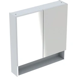 Дзеркальна шафа Geberit Selnova Square 501.264.00.1 (59x85 см, біла глянсова, розпашна), Доступні розміри: 59 x 85, Колір виробника: білий глянець, фото 