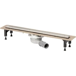 Душевой трап Viega Advantix Visign ER13 Stainless steel 753238 (100 см, нержавейка), Доступные размеры: 100, фото 
