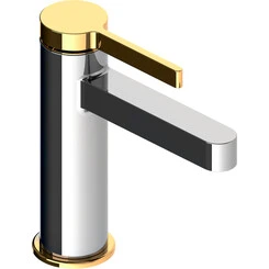 Смеситель для умывальника Volle Mora Chrome/Gold 1537.010122 (хром/золотой), Цвет производителя: хром, золото, фото 