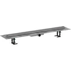 Душевой трап Hansgrohe Raindrain Compact Stainless steel 56171000 (100 см, нержавейка), фото 