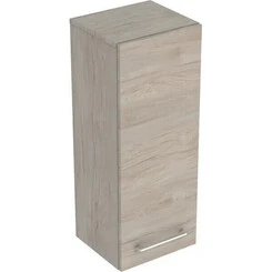 Пенал у ванну Geberit Selnova Square 501.279.00.1 (33 см, світлий горіх/меламін зі структурою дерева, підвісний), фото 