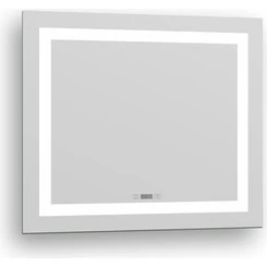 Дзеркало для ванної кімнати Imprese Karlov Option m08607600MD (80x70 см, з підсвічуванням, підігрівом та годинником), Доступні розміри: 80 x 70, фото 