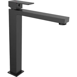 Змішувач для умивальника Imprese Karlov Black Matt f03507610AB (чорний матовий, високий), Колір виробника: чорний матовий, фото 