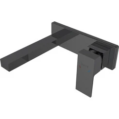 Змішувач прихованого монтажу для умивальника Imprese Karlov Black Matt f03507610AC (чорний матовий, внутрішня частина в комплекті), Колір виробника: чорний матовий, фото 