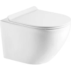 Безободковый подвесной унитаз Koller Pool Round Smart RN-0490-RW (с сиденьем), фото 