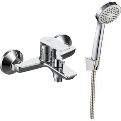 Змішувач для ванни RJ Vero Chrome RJFA062-02CH (з лійкою та шлангом), фото 