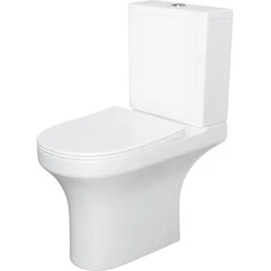 Безободковый унитаз-компакт Am.Pm Tender FlashClean C45A8800SC (с сиденьем микролифт), фото 