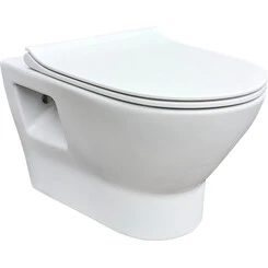 Безободковый подвесной унитаз RJ Feel Rimless RJ4545 (с сиденьем), фото 
