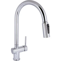 Змішувач для кухні Qtap Rozcesti Chrome QTROZ366CRM45938 (хром, з висувною лійкою та підключенням питної води), Колір виробника: хром, фото 
