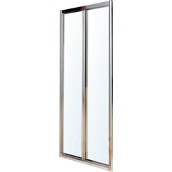 Душевая дверь Eger Bifold 599-029-80 (80 см, стекло прозрачное, профиль хром), Доступные размеры: 80, Цвет производителя: хром, Расположение проема (входа): на всю ширину, фото 