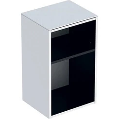 Шафка у ванну Geberit Smyle Square White Glossy 500.358.00.1 (36 см, біла глянсова, підвісна), Доступні розміри: 36, Колір виробника: білий глянець, фото 