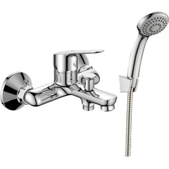 Змішувач для ванни RJ Venus Chrome RJFA092-04CH (з лійкою та шлангом), фото 