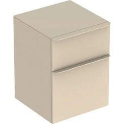 Шафка у ванну Geberit Smyle Square Beige 500.357.JL.1 (45 см, бежева, підвісна), Доступні розміри: 45, Колір виробника: бежевий, фото 