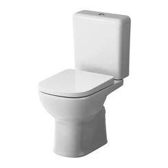 Безободковый унитаз-компакт Am.Pm Sunny AquaSpin CLA8900SC (воронкообразный, с сиденьем), фото 