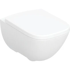 Безободковый подвесной унитаз Geberit Modo 502.827.00.1 (с сиденьем), фото 