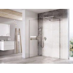 Душова стінка Ravak Walk-In Double Wall Set 80+120 + W SET Uni T (GW9W40C0SZ1SET80120, скло прозоре, тримач хром), Доступні розміри: 80 + 120, Колір виробника: прозоре скло, обробка хром, фото 