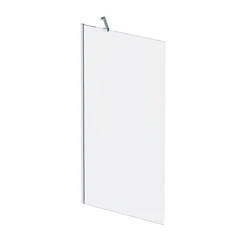 Шторка на борт ванны 80x140 Am.Pm Gem WU90BS-080-140CM (профиль хром, стекло матовое), Цвет производителя: матовое стекло, отделка хром, фото 