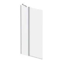 Штора на ванну Am.Pm Gem WU90BS-D3W5-140CT (80x140 см, стекло прозрачное, профиль хром), фото 