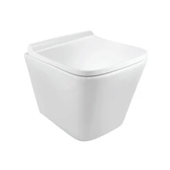 Безободковый подвесной унитаз Jaquar Aria ARS-WHT-39953BIUFSM (с сиденьем), фото 
