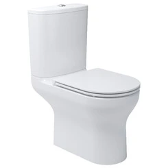 Безободковый унитаз-компакт Devit Life Vortex Flush 5810020 (воронкообразный, с сиденьем), фото 