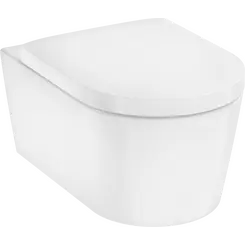 Безободковый подвесной унитаз Hansgrohe EluPura S 60292450 (с сиденьем), фото 