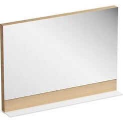 Дзеркало для ванної кімнати Ravak Formy 80 X000001046 (80x71 см, дуб, з полицею), Доступні розміри: 80 x 71, Колір виробника: дуб, фото 