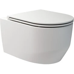 Безободковый подвесной унитаз Devit Art 3.0 White Matt Vortex Flush 3030140W (белый матовый, воронкообразный, с сиденьем), Цвет производителя: белый матовый, фото 